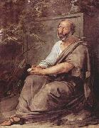 Francesco Hayez Aristotle painting